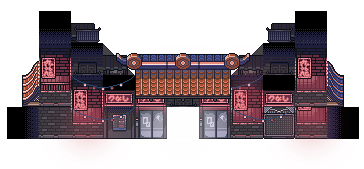 Arcade facade design